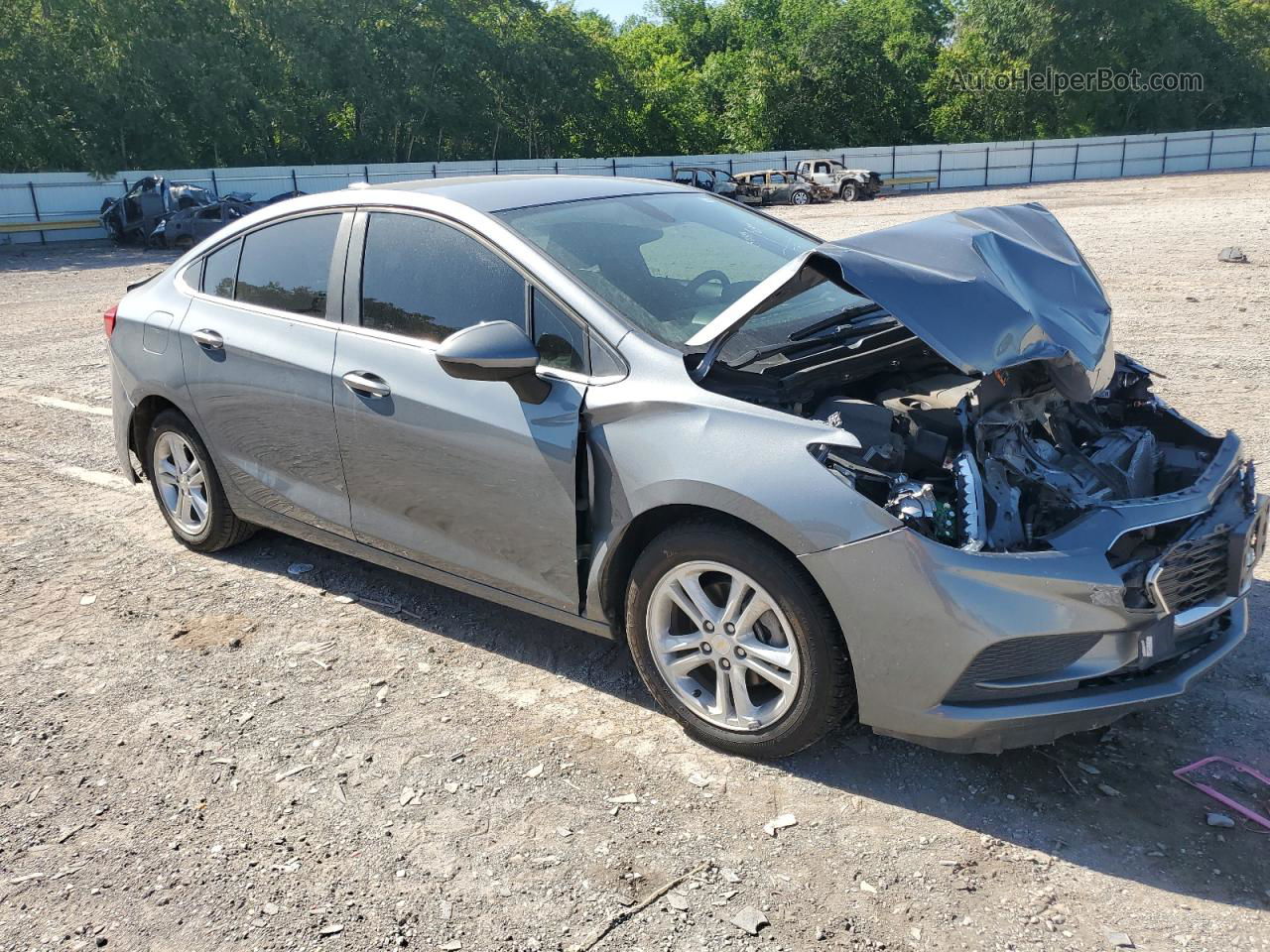 2018 Chevrolet Cruze Lt Silver vin: 1G1BE5SM5J7240668