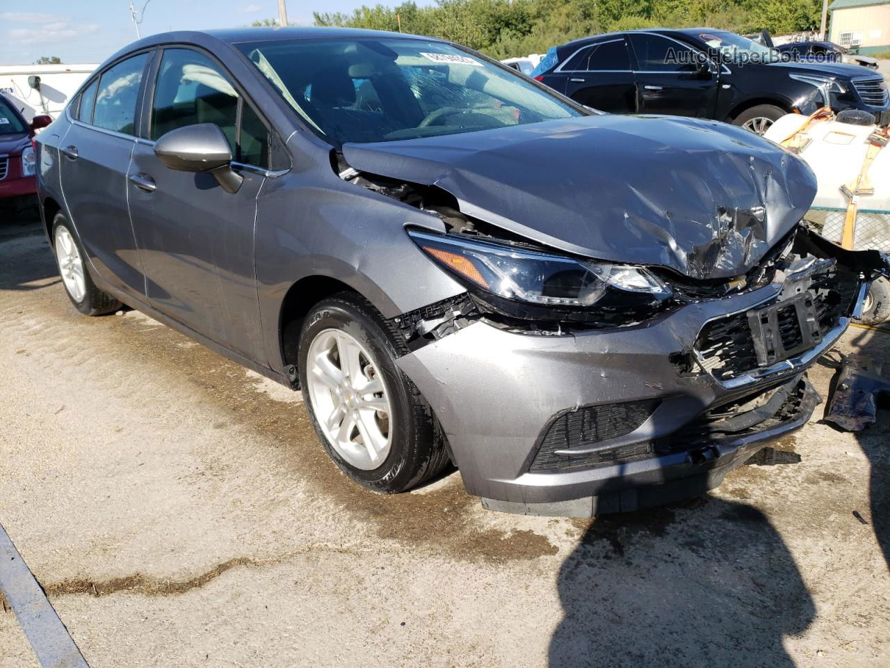 2018 Chevrolet Cruze Lt Gray vin: 1G1BE5SM5J7248138