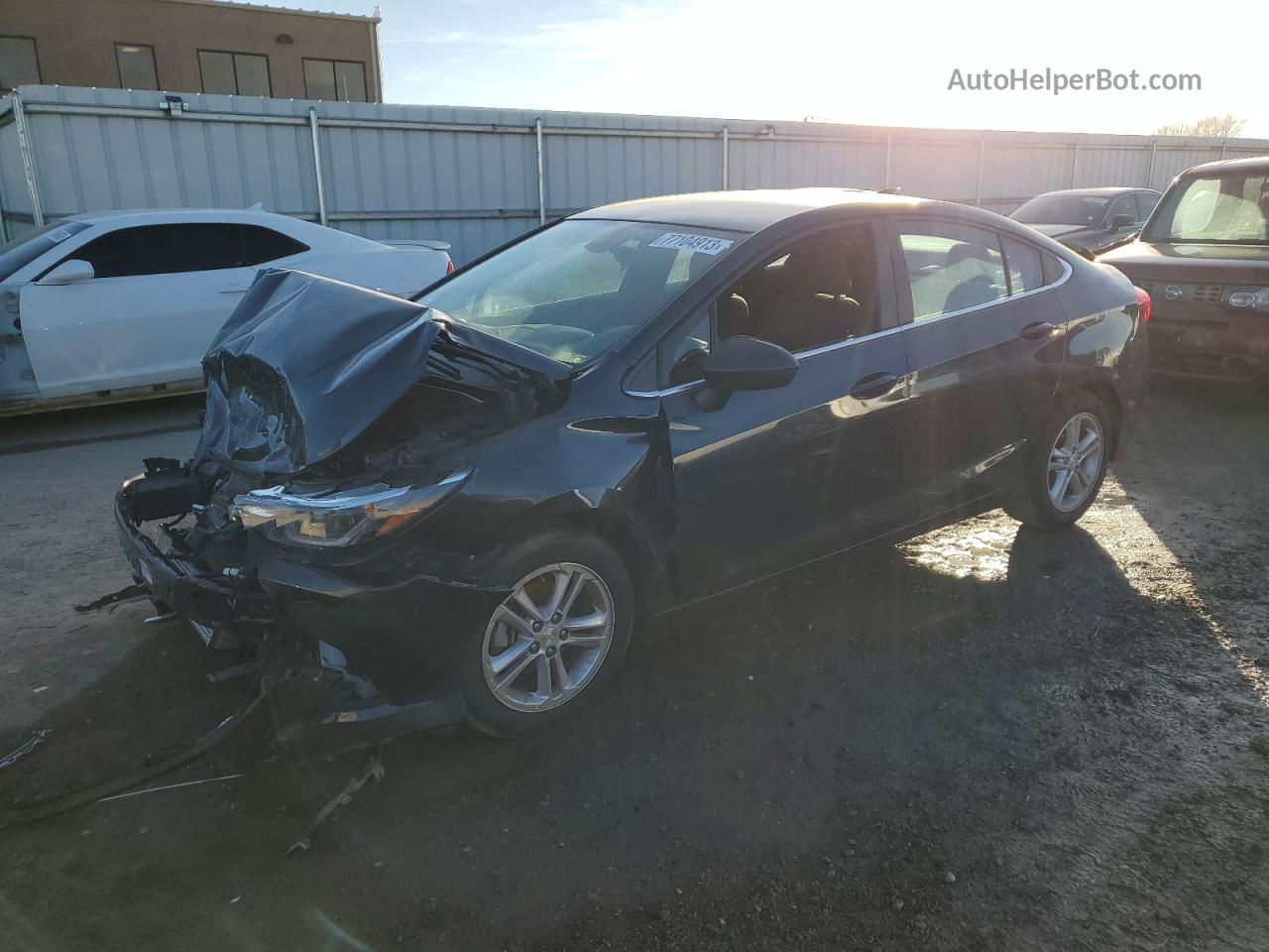 2016 Chevrolet Cruze Lt Black vin: 1G1BE5SM6G7243877