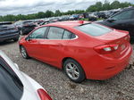 2016 Chevrolet Cruze Lt Red vin: 1G1BE5SM6G7296434