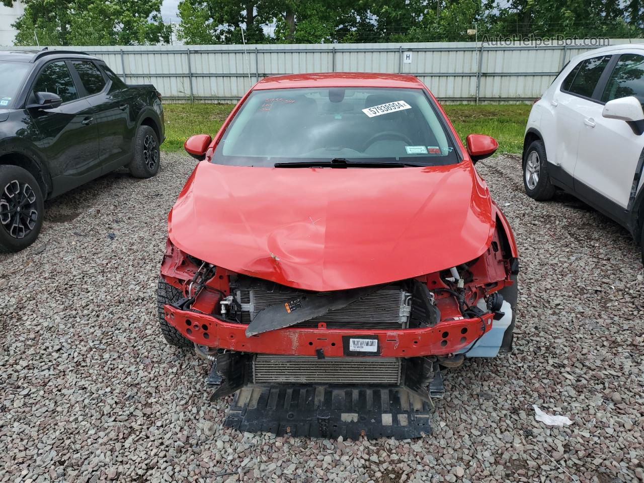2016 Chevrolet Cruze Lt Red vin: 1G1BE5SM6G7296434