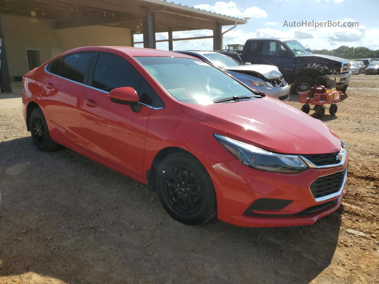 2016 Chevrolet Cruze Lt Red vin: 1G1BE5SM6G7323485