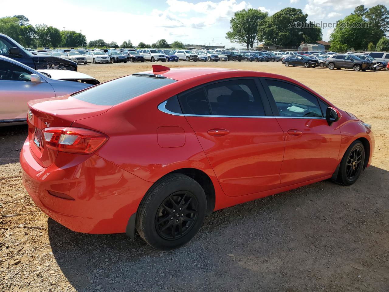 2016 Chevrolet Cruze Lt Red vin: 1G1BE5SM6G7323485