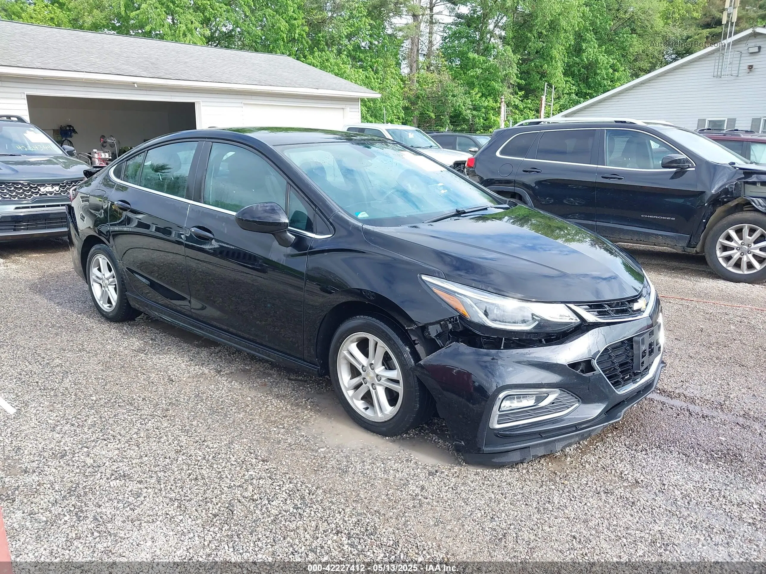 2016 Chevrolet Cruze Lt Auto Black vin: 1G1BE5SM6G7324040
