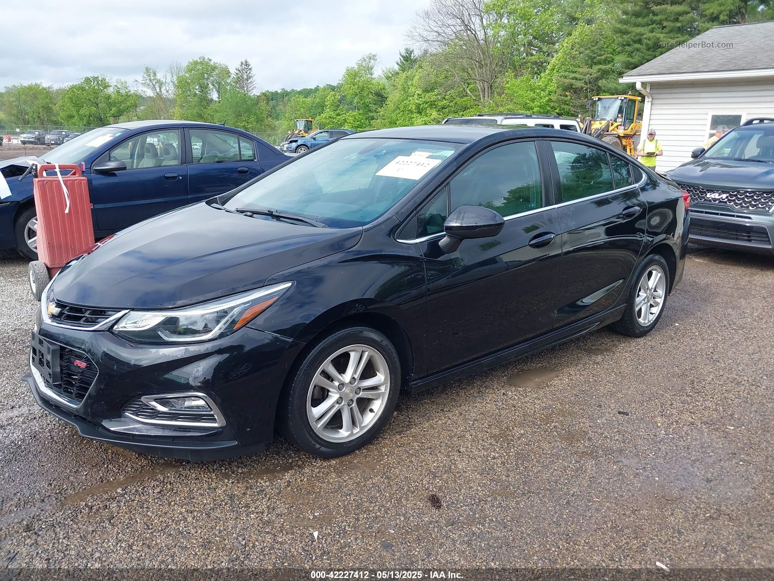 2016 Chevrolet Cruze Lt Auto Black vin: 1G1BE5SM6G7324040