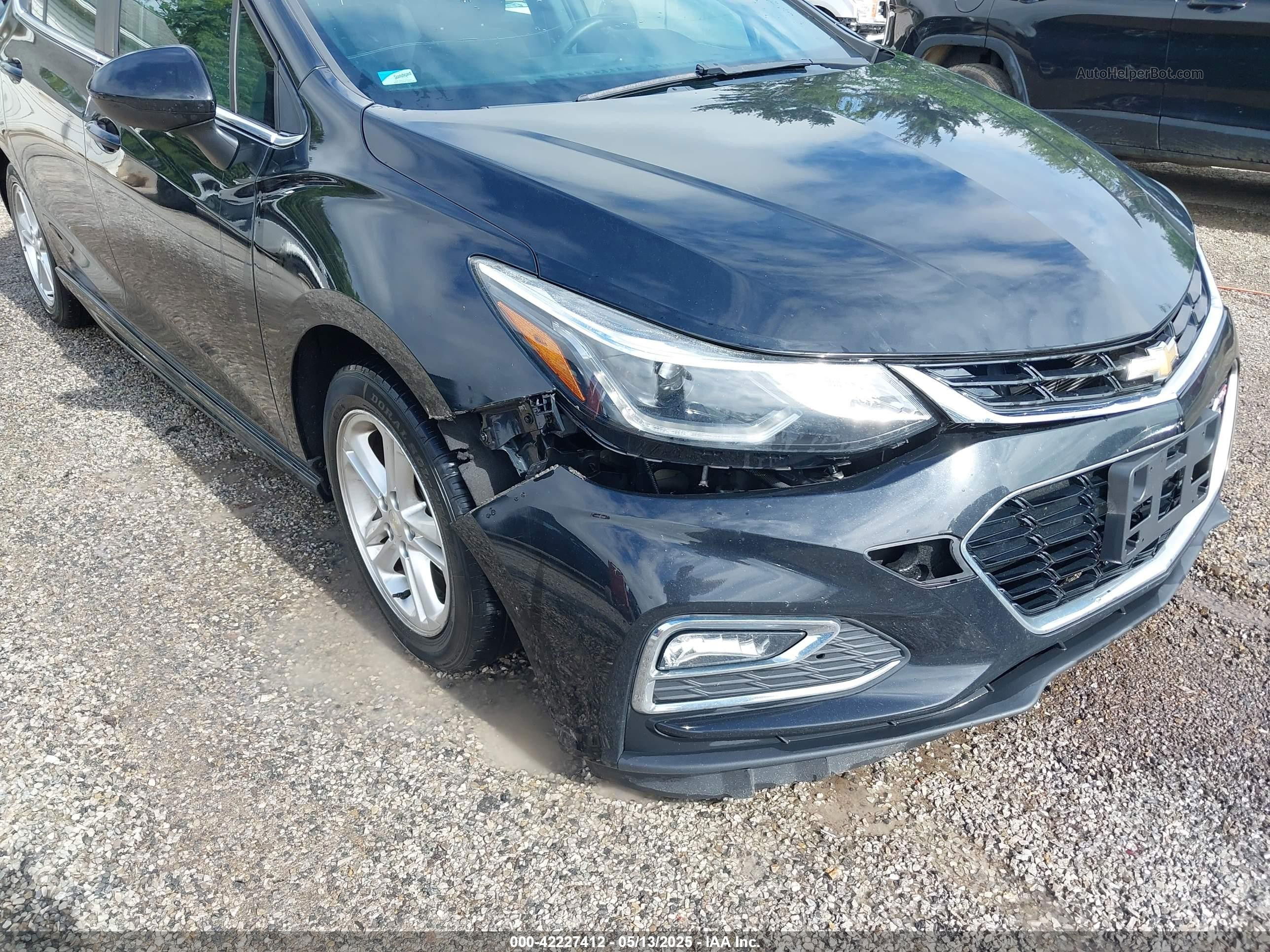 2016 Chevrolet Cruze Lt Auto Black vin: 1G1BE5SM6G7324040