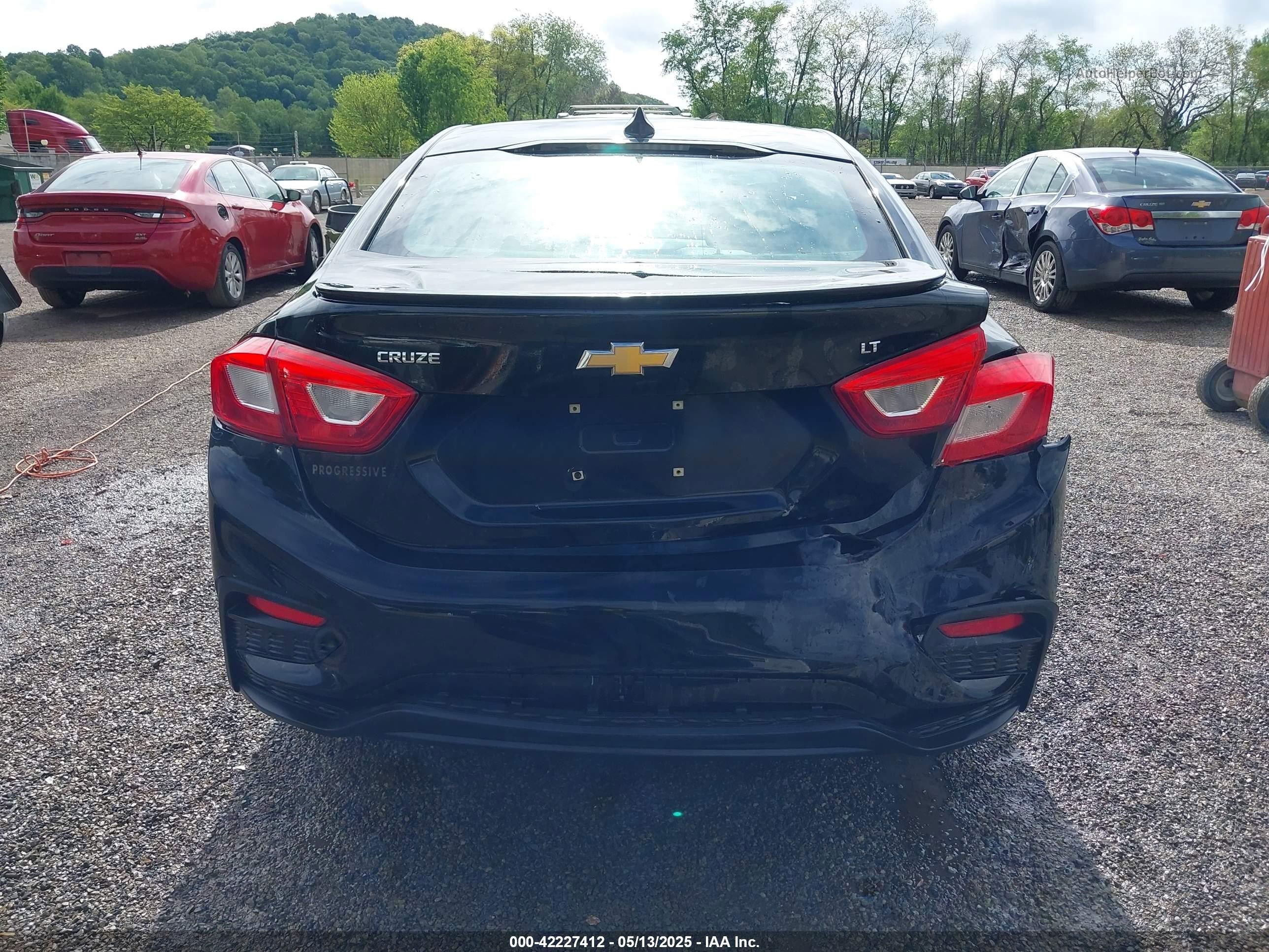 2016 Chevrolet Cruze Lt Auto Black vin: 1G1BE5SM6G7324040