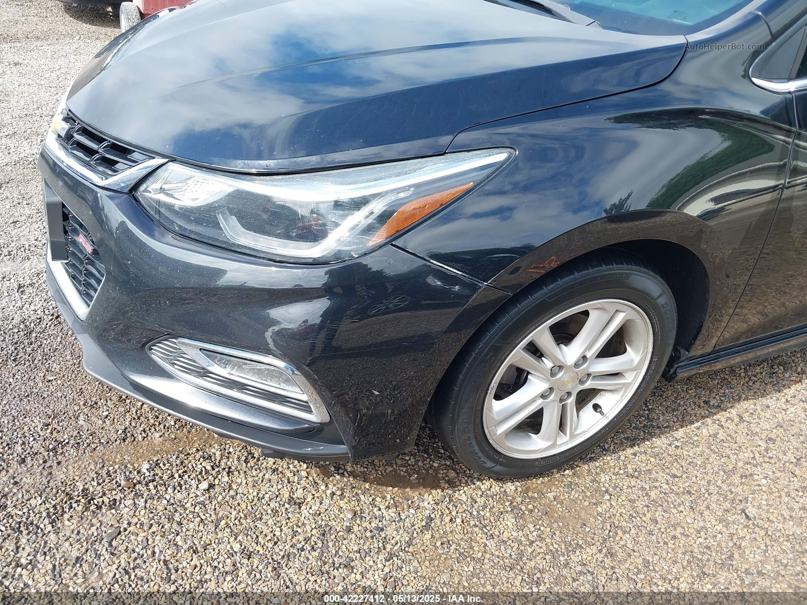 2016 Chevrolet Cruze Lt Auto Black vin: 1G1BE5SM6G7324040