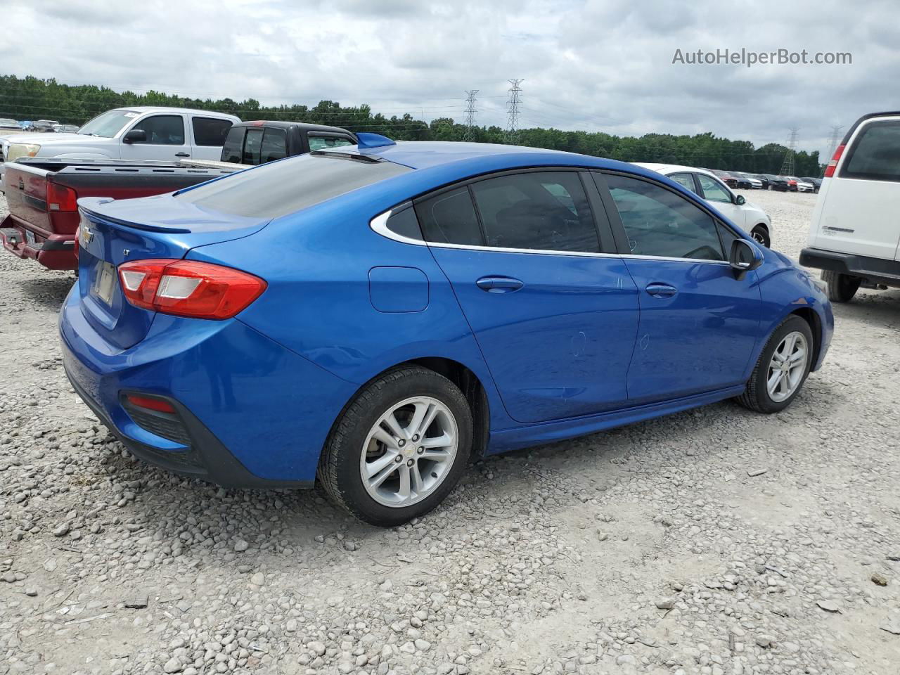 2016 Chevrolet Cruze Lt Blue vin: 1G1BE5SM6G7325883