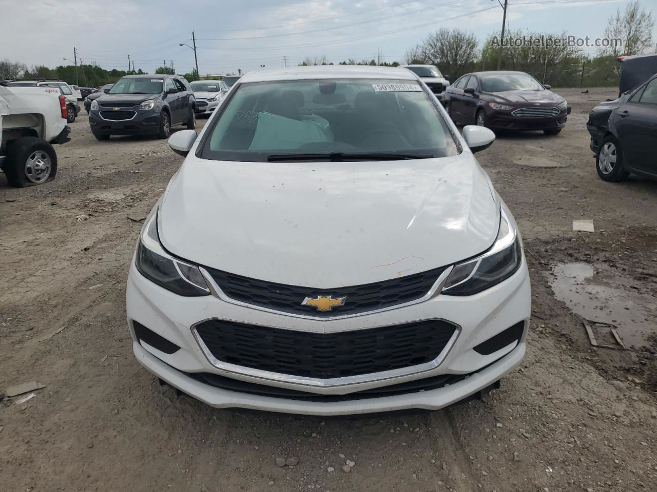 2017 Chevrolet Cruze Lt White vin: 1G1BE5SM6H7109744