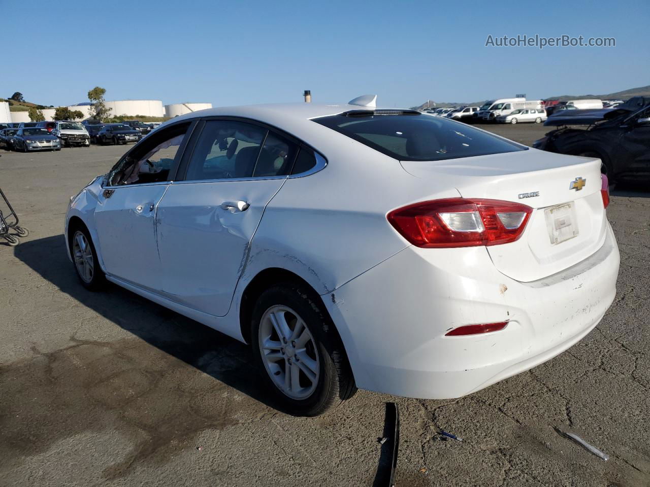 2017 Chevrolet Cruze Lt White vin: 1G1BE5SM6H7110179