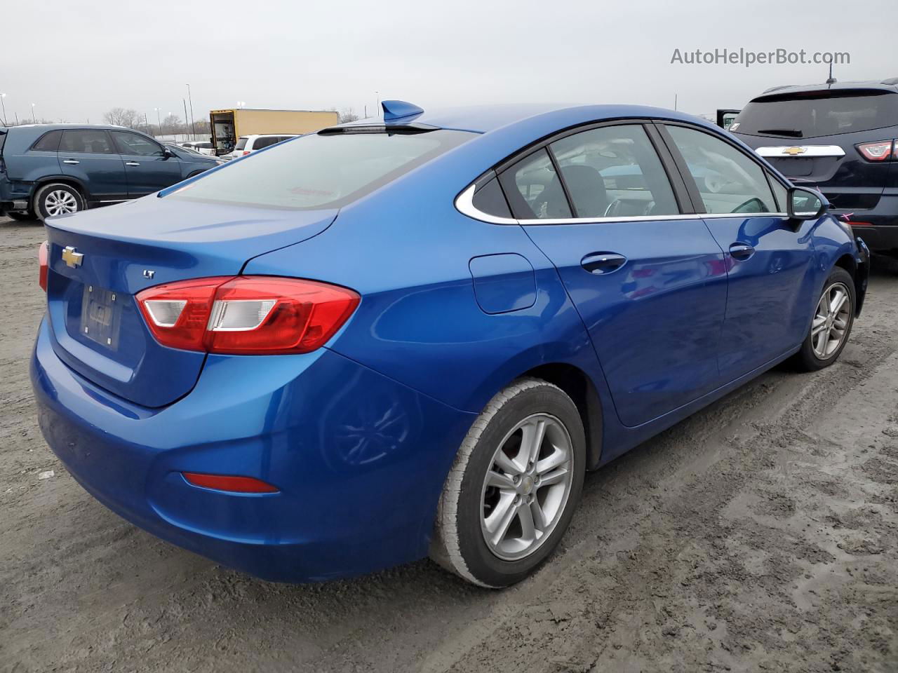 2017 Chevrolet Cruze Lt Синий vin: 1G1BE5SM6H7114166