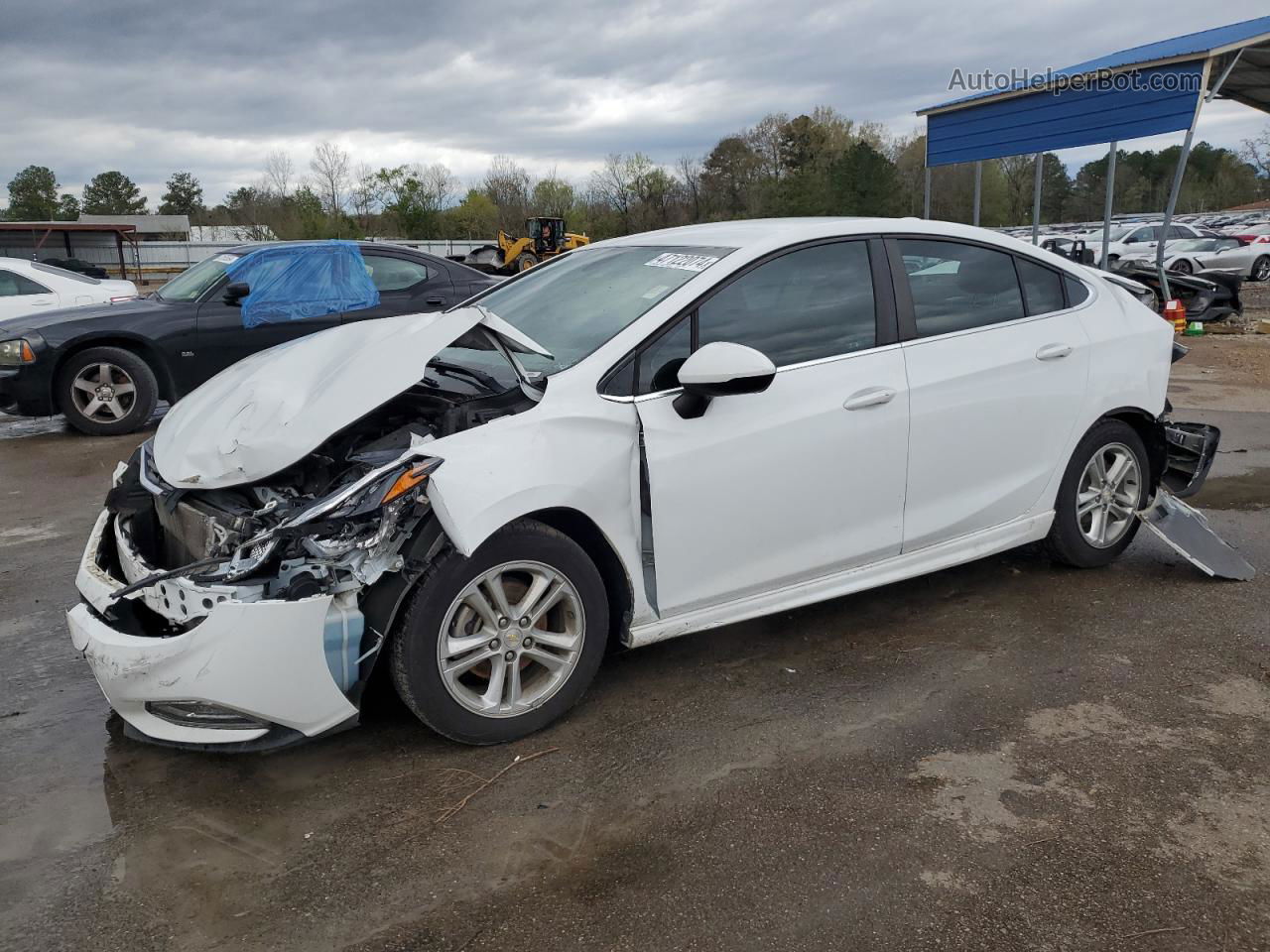 2017 Chevrolet Cruze Lt White vin: 1G1BE5SM6H7118458