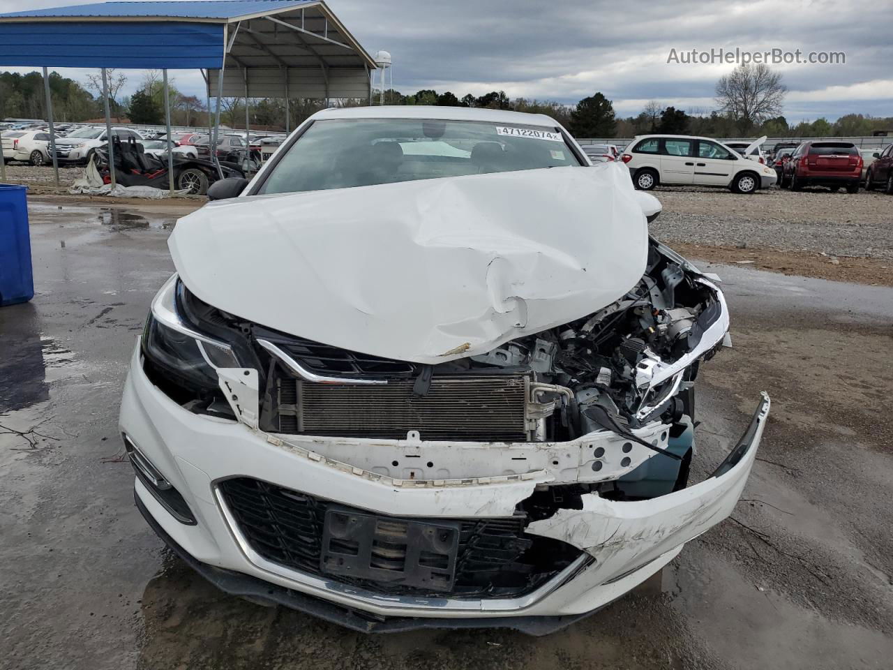 2017 Chevrolet Cruze Lt White vin: 1G1BE5SM6H7118458