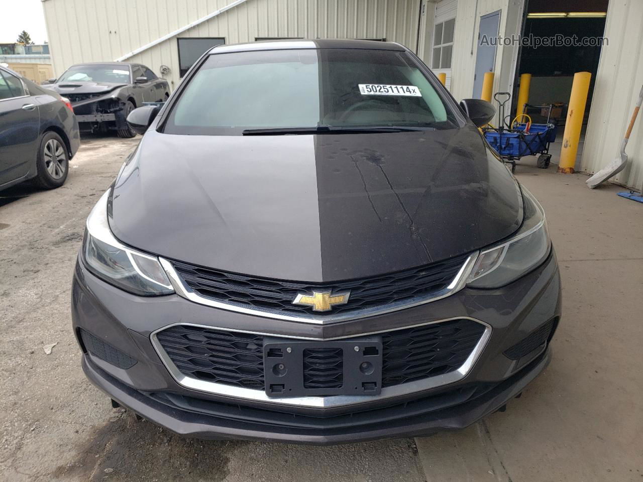 2017 Chevrolet Cruze Lt Серый vin: 1G1BE5SM6H7118945