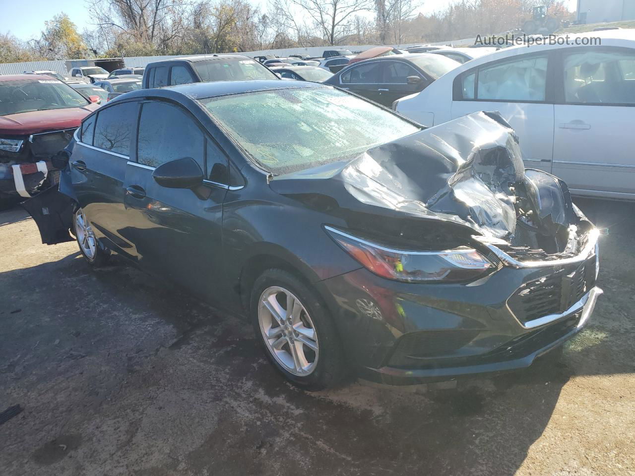 2017 Chevrolet Cruze Lt Teal vin: 1G1BE5SM6H7132537