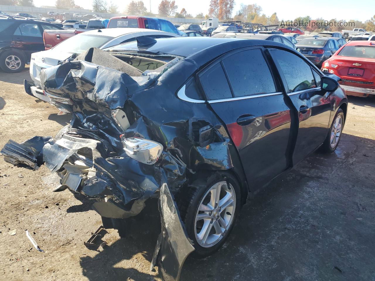 2017 Chevrolet Cruze Lt Teal vin: 1G1BE5SM6H7132537