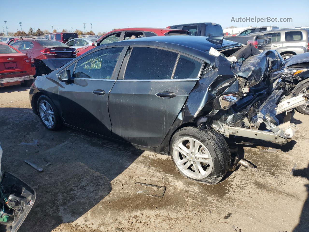 2017 Chevrolet Cruze Lt Teal vin: 1G1BE5SM6H7132537