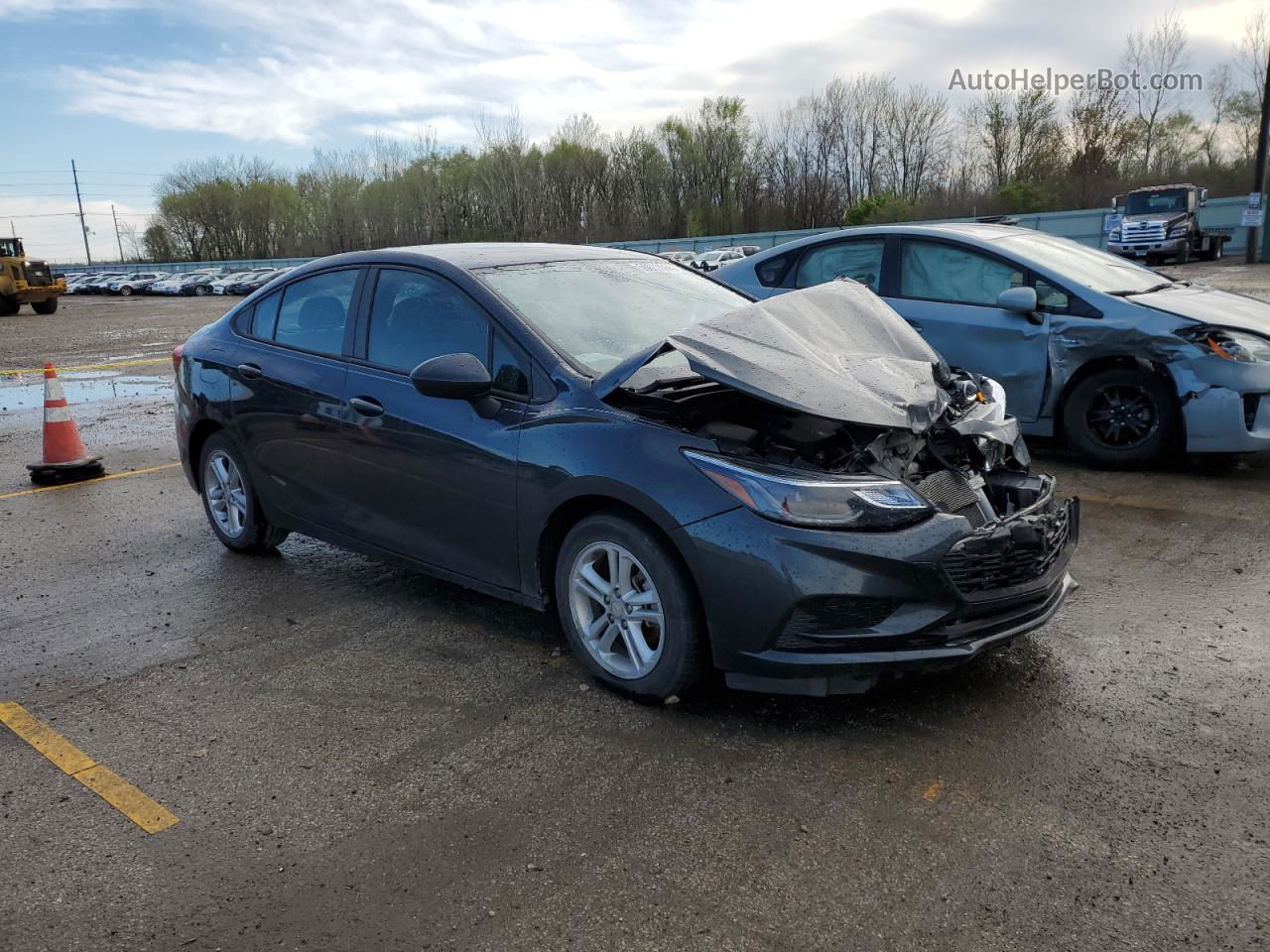 2017 Chevrolet Cruze Lt Gray vin: 1G1BE5SM6H7146745