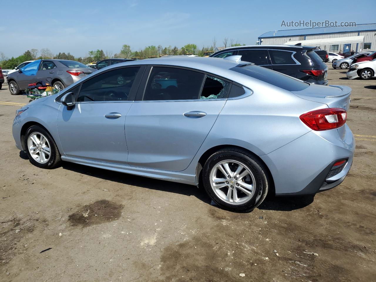 2017 Chevrolet Cruze Lt Blue vin: 1G1BE5SM6H7161116