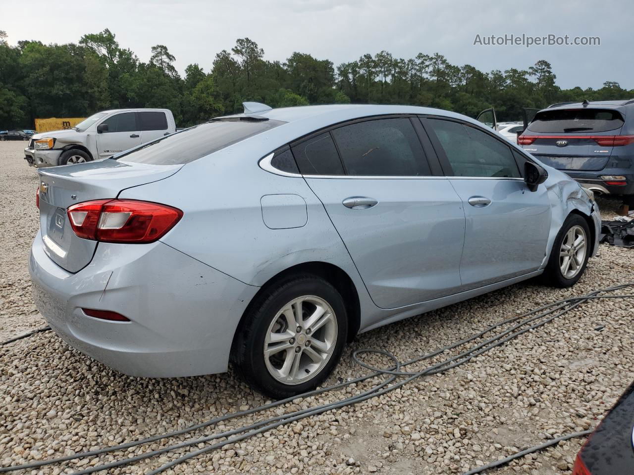 2017 Chevrolet Cruze Lt Синий vin: 1G1BE5SM6H7162640