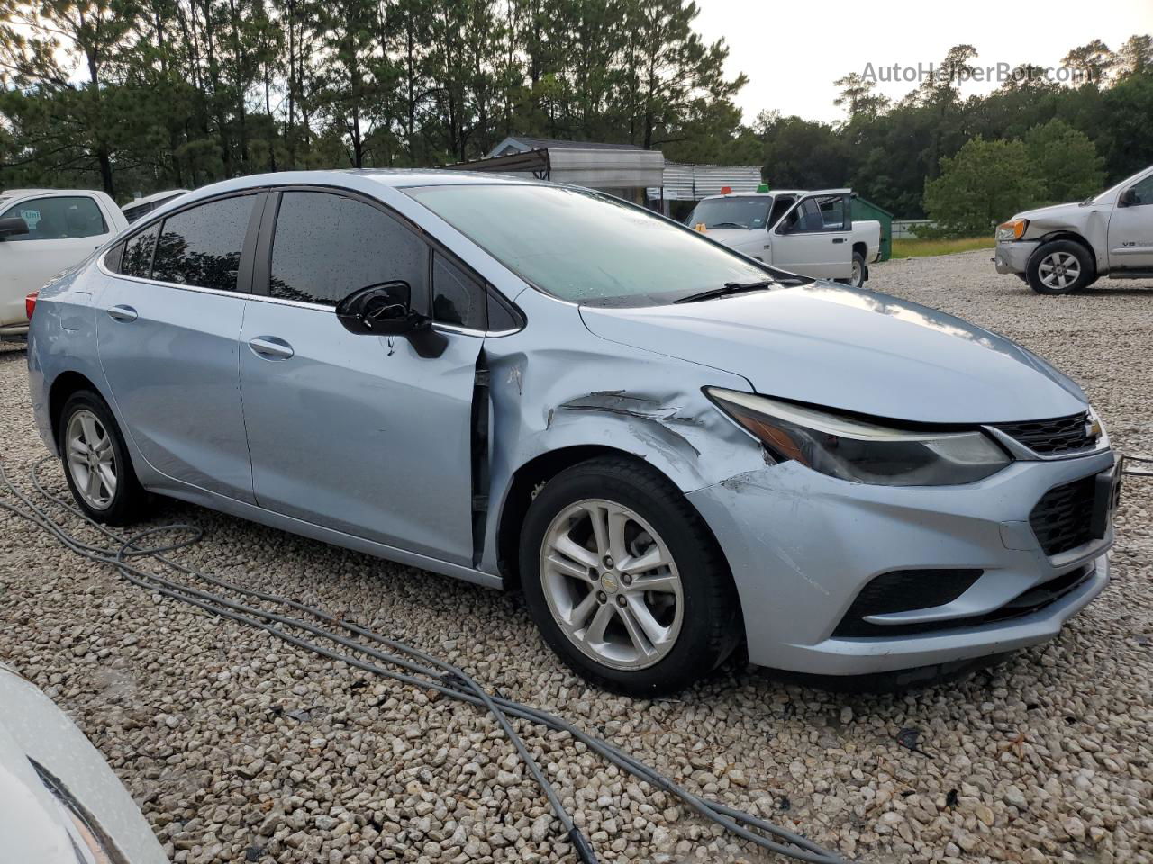 2017 Chevrolet Cruze Lt Синий vin: 1G1BE5SM6H7162640