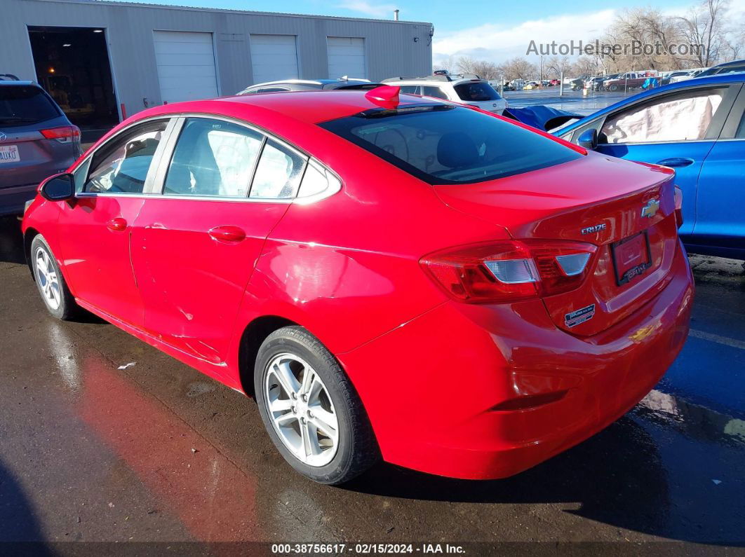 2017 Chevrolet Cruze Lt Auto Red vin: 1G1BE5SM6H7175520