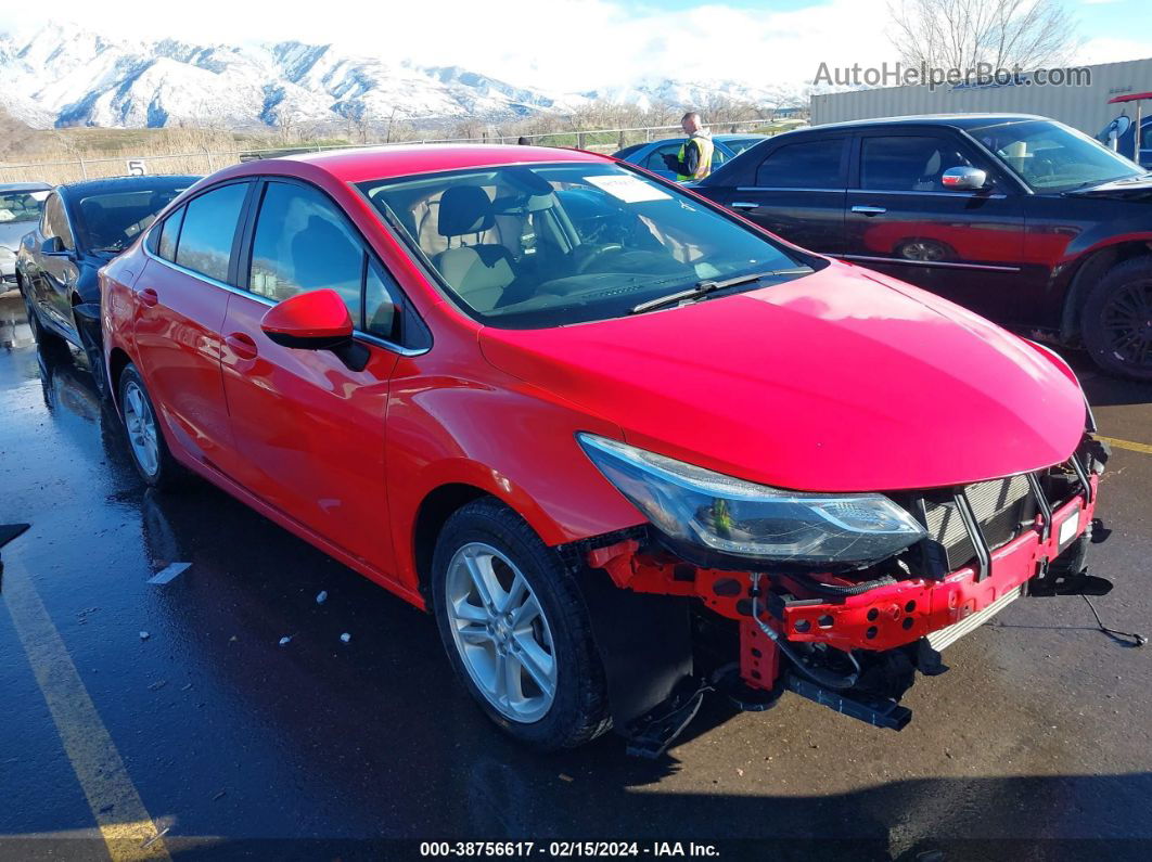 2017 Chevrolet Cruze Lt Auto Red vin: 1G1BE5SM6H7175520