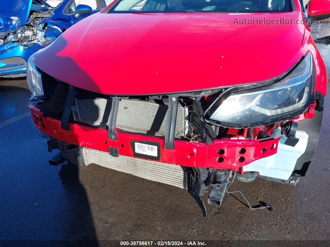 2017 Chevrolet Cruze Lt Auto Red vin: 1G1BE5SM6H7175520
