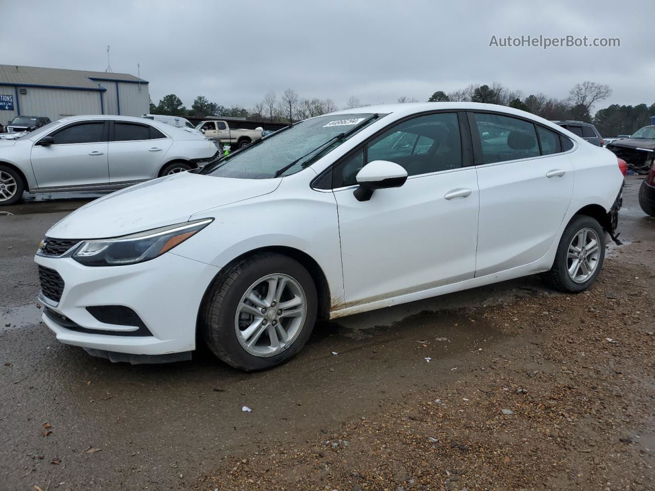 2017 Chevrolet Cruze Lt White vin: 1G1BE5SM6H7192317