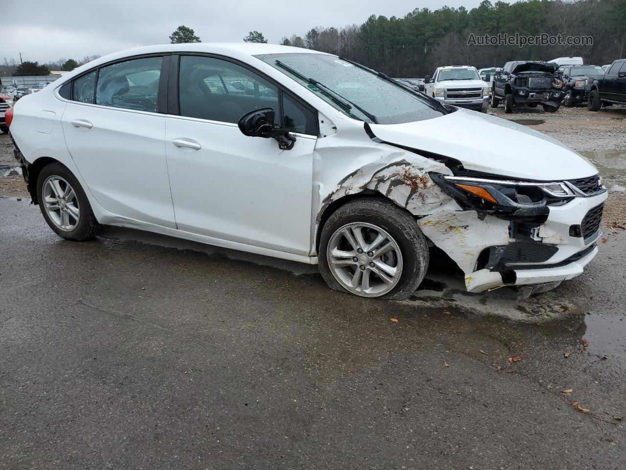 2017 Chevrolet Cruze Lt White vin: 1G1BE5SM6H7192317