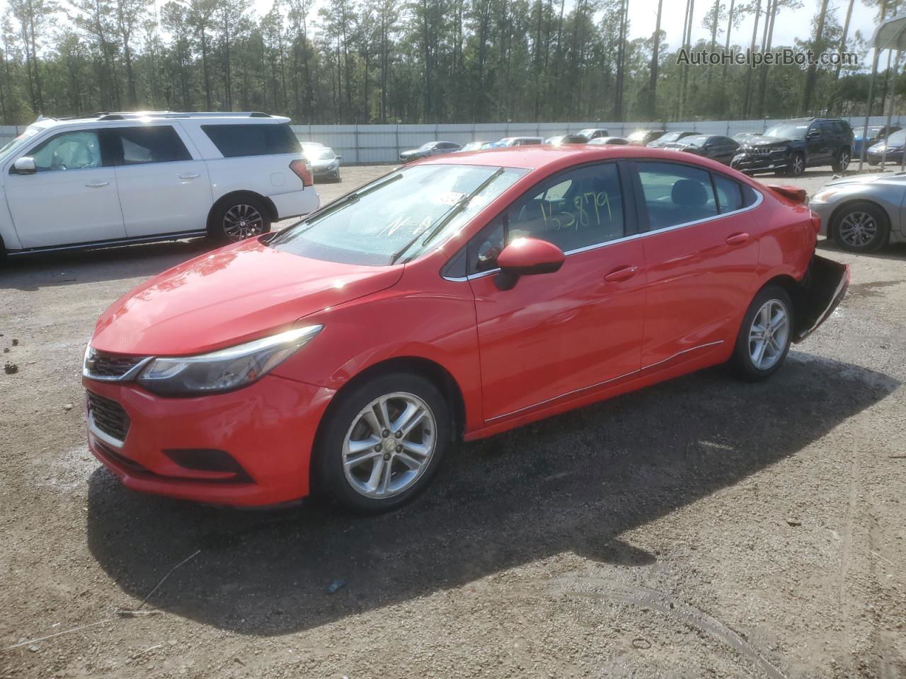 2017 Chevrolet Cruze Lt Red vin: 1G1BE5SM6H7194620