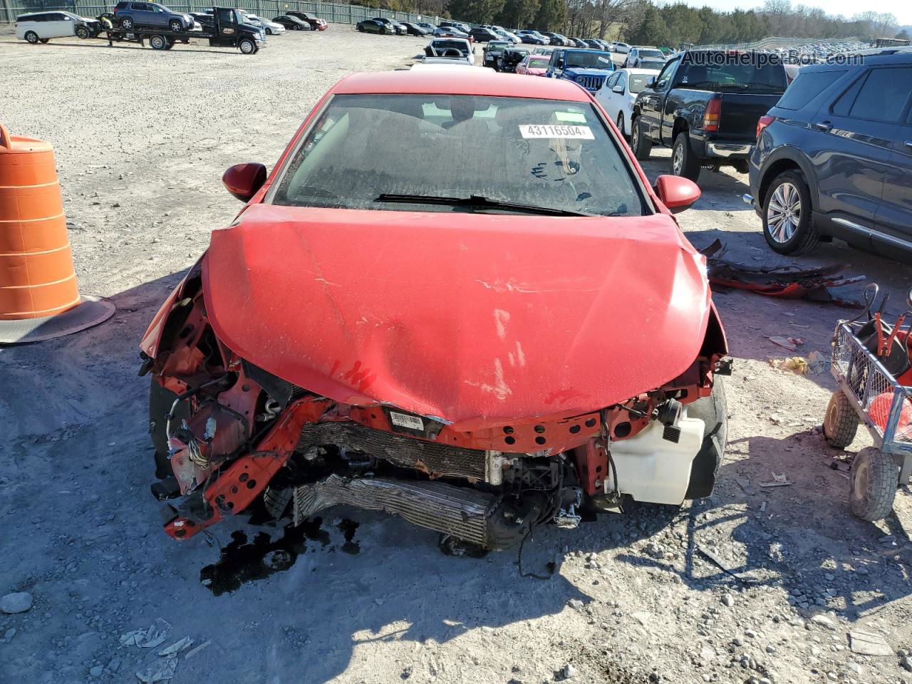 2017 Chevrolet Cruze Lt Red vin: 1G1BE5SM6H7214896