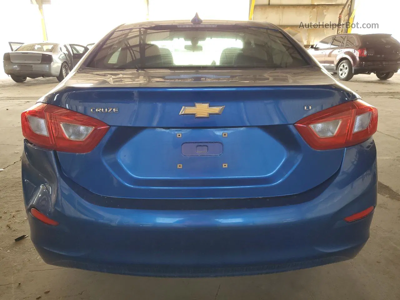 2017 Chevrolet Cruze Lt Синий vin: 1G1BE5SM6H7220620