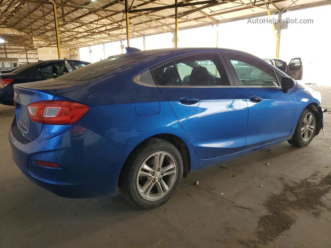 2017 Chevrolet Cruze Lt Синий vin: 1G1BE5SM6H7220620