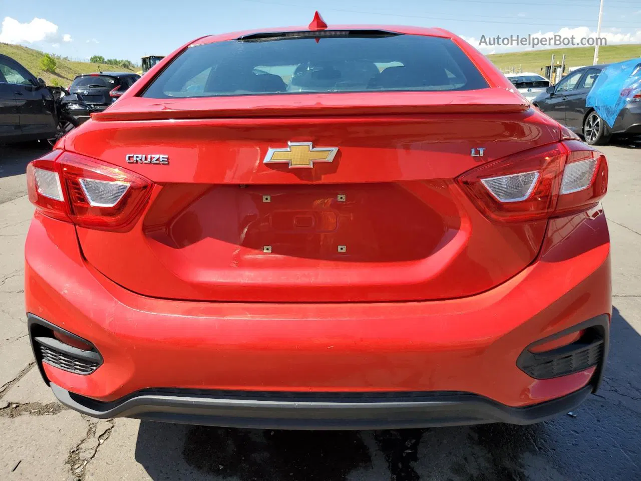 2017 Chevrolet Cruze Lt Red vin: 1G1BE5SM6H7251107