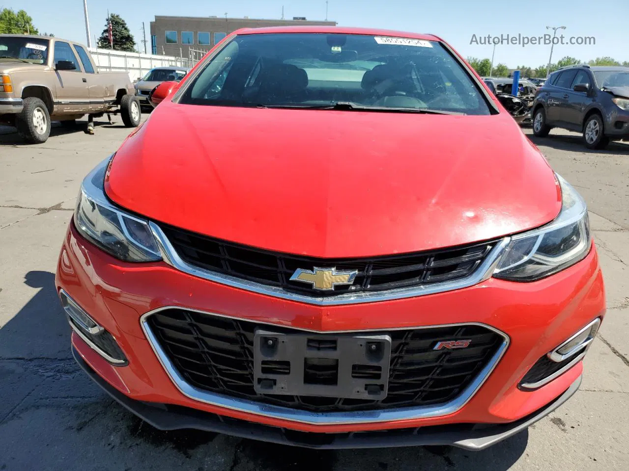 2017 Chevrolet Cruze Lt Красный vin: 1G1BE5SM6H7251107