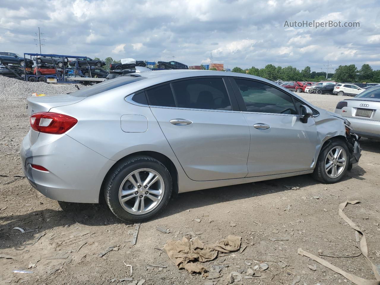 2017 Chevrolet Cruze Lt Серебряный vin: 1G1BE5SM6H7266464