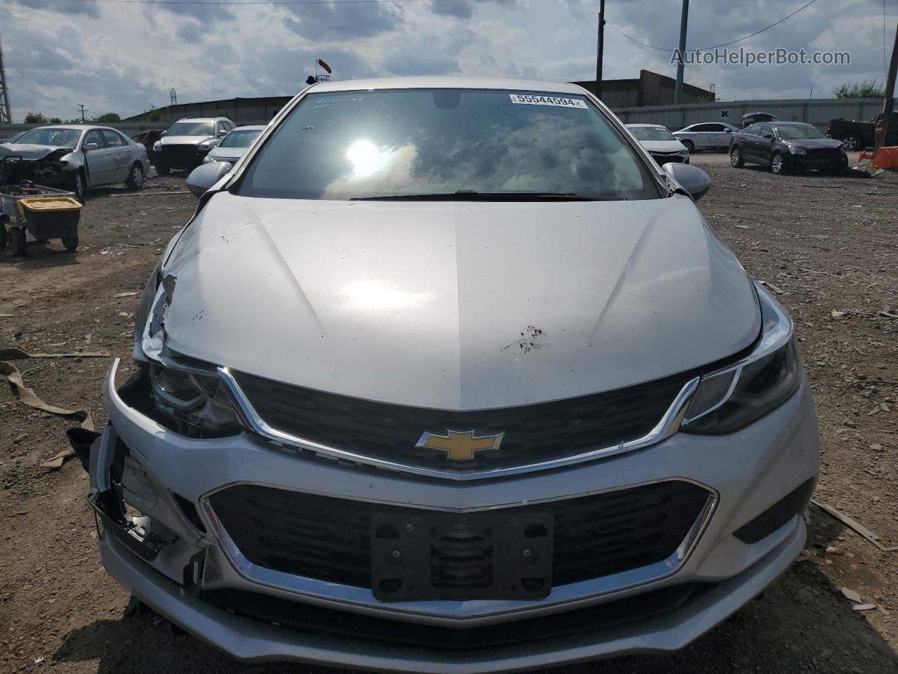 2017 Chevrolet Cruze Lt Серебряный vin: 1G1BE5SM6H7266464