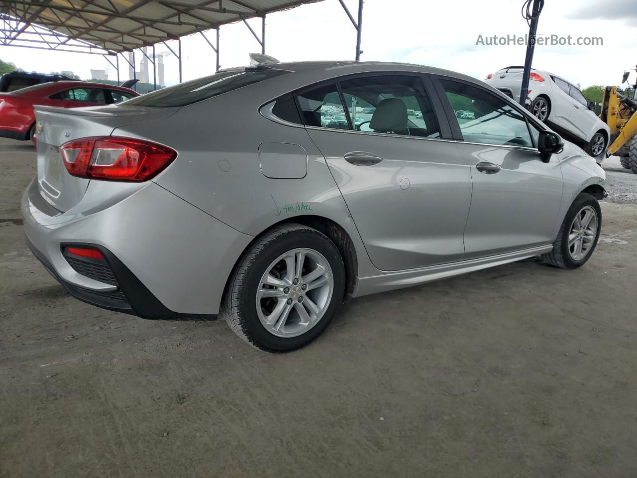 2017 Chevrolet Cruze Lt Silver vin: 1G1BE5SM6H7273902