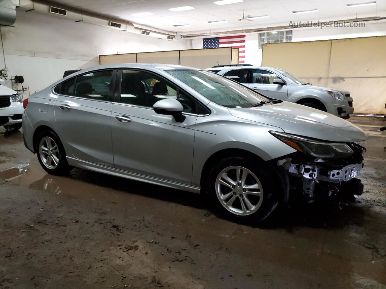 2017 Chevrolet Cruze Lt Silver vin: 1G1BE5SM6H7275620