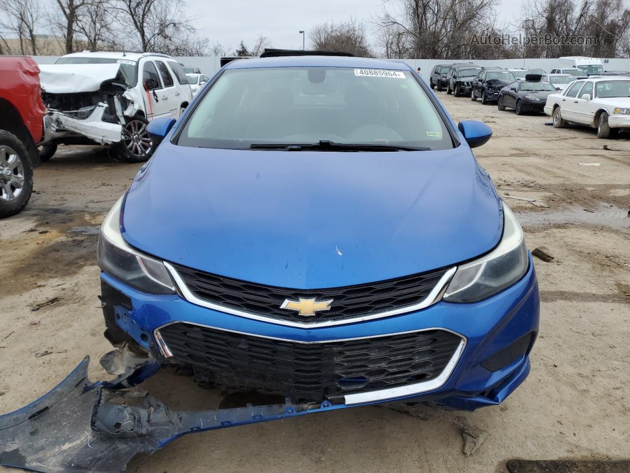 2018 Chevrolet Cruze Lt Blue vin: 1G1BE5SM6J7138330
