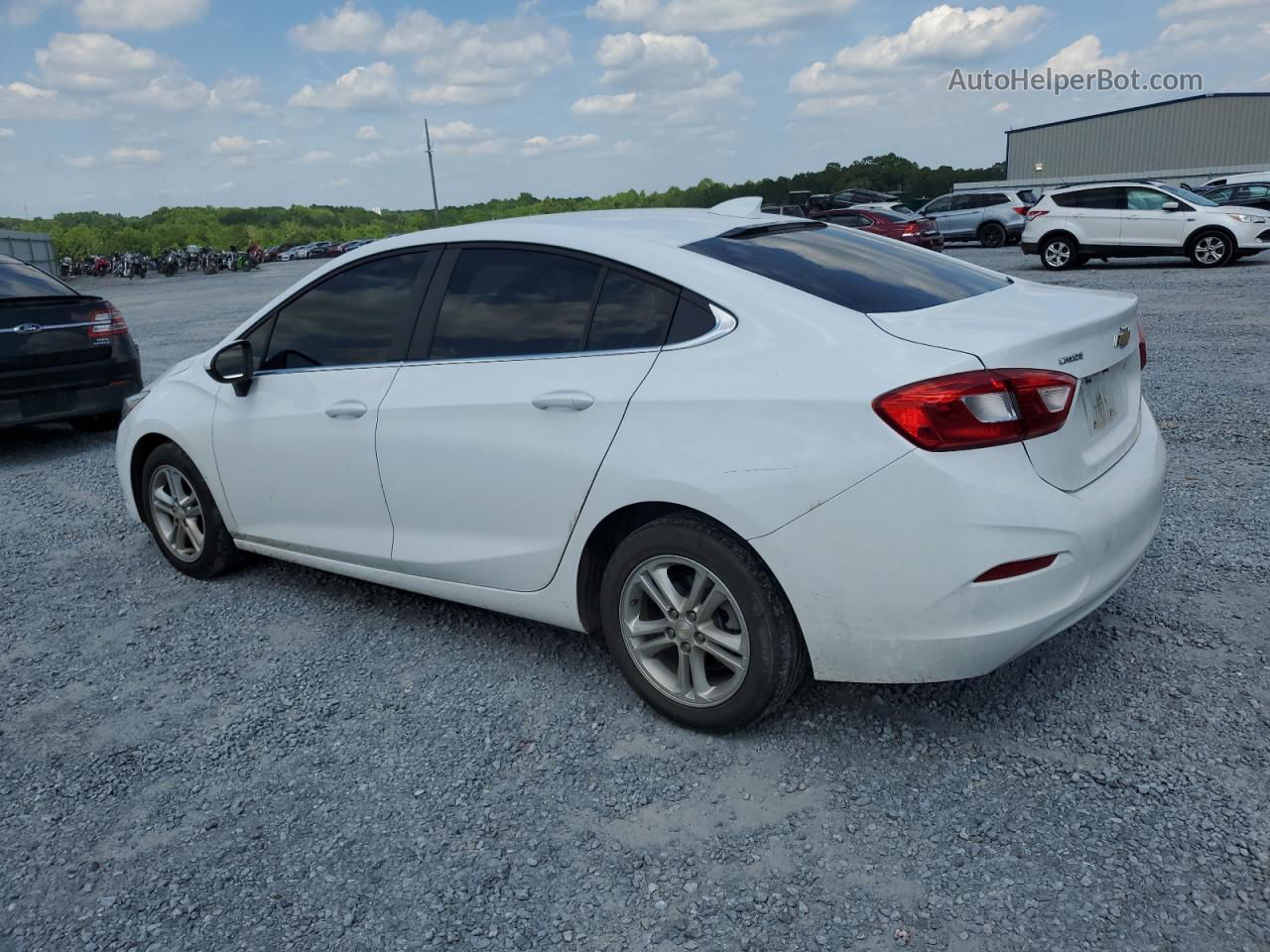 2018 Chevrolet Cruze Lt White vin: 1G1BE5SM6J7143219