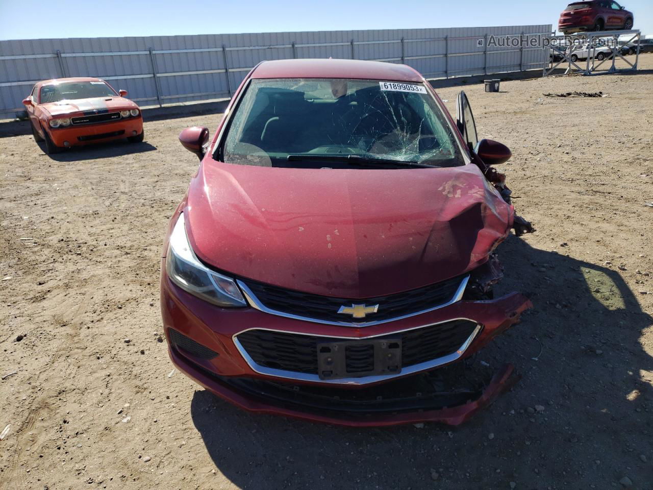 2018 Chevrolet Cruze Lt Red vin: 1G1BE5SM6J7143799