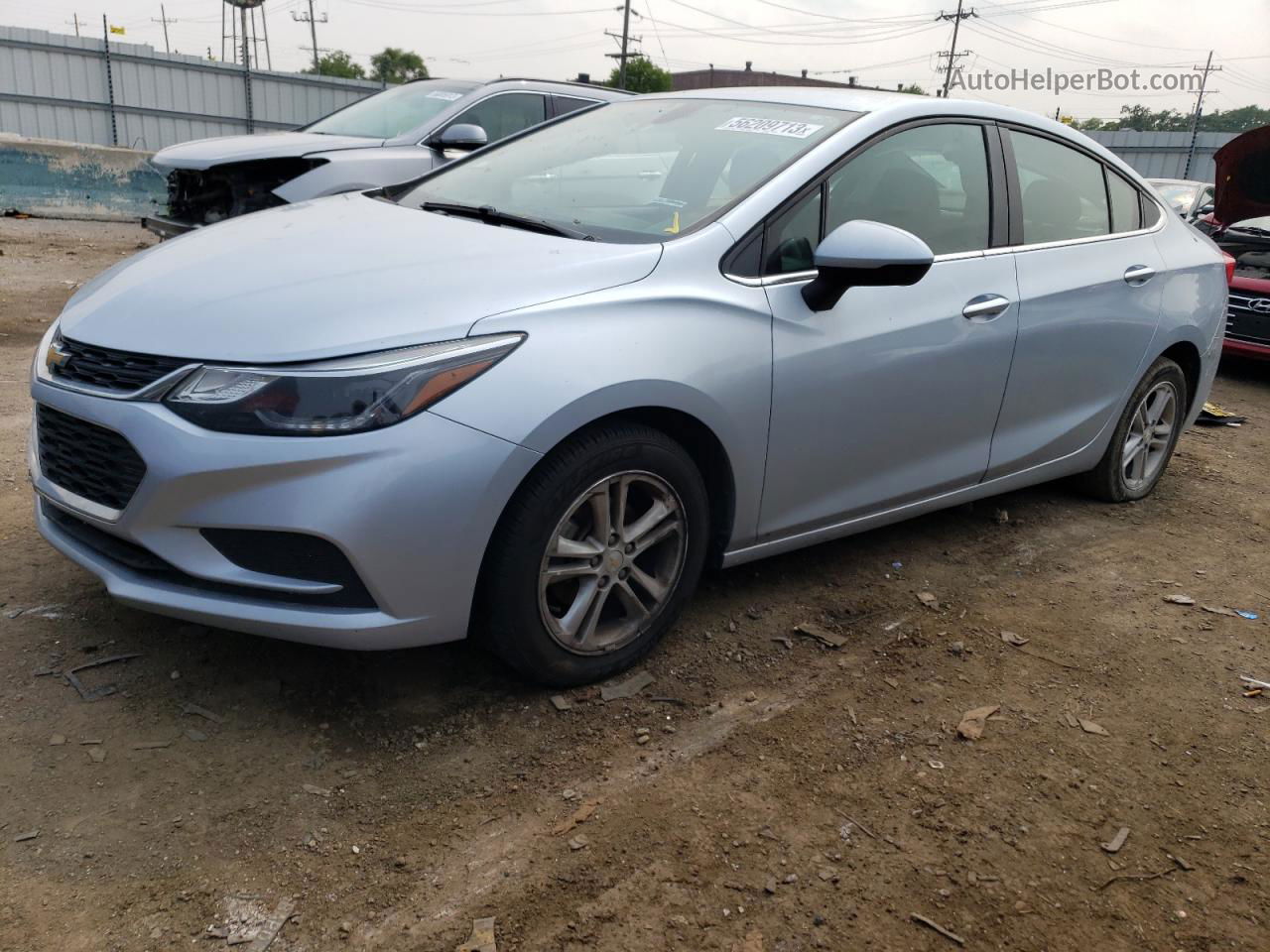 2018 Chevrolet Cruze Lt Blue vin: 1G1BE5SM6J7199144