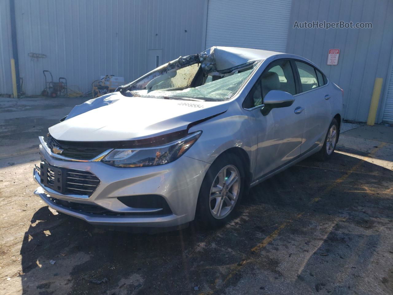 2018 Chevrolet Cruze Lt Silver vin: 1G1BE5SM6J7214001