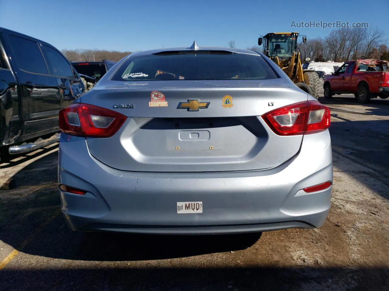 2018 Chevrolet Cruze Lt Silver vin: 1G1BE5SM6J7214001