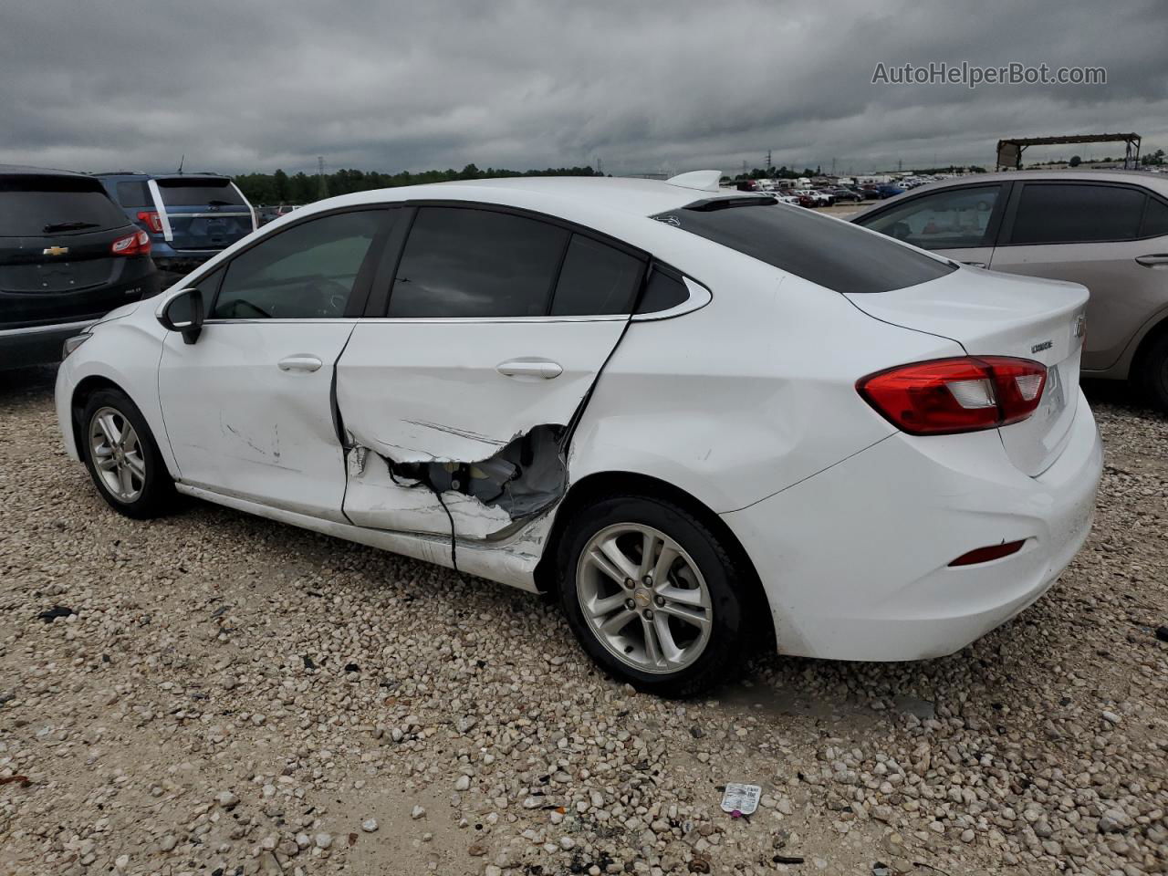 2018 Chevrolet Cruze Lt White vin: 1G1BE5SM6J7220980