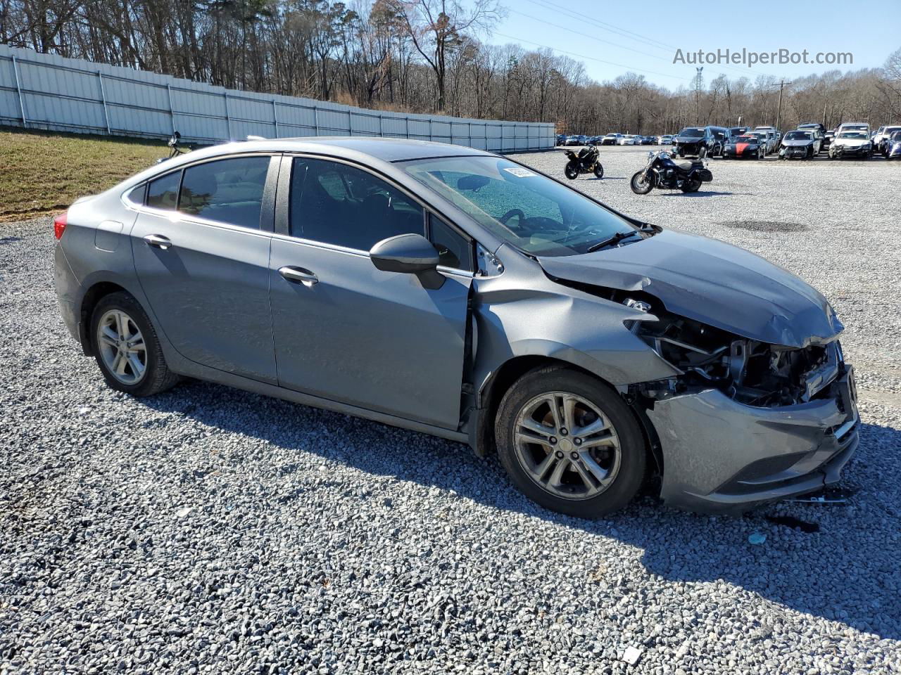 2018 Chevrolet Cruze Lt Silver vin: 1G1BE5SM6J7231347