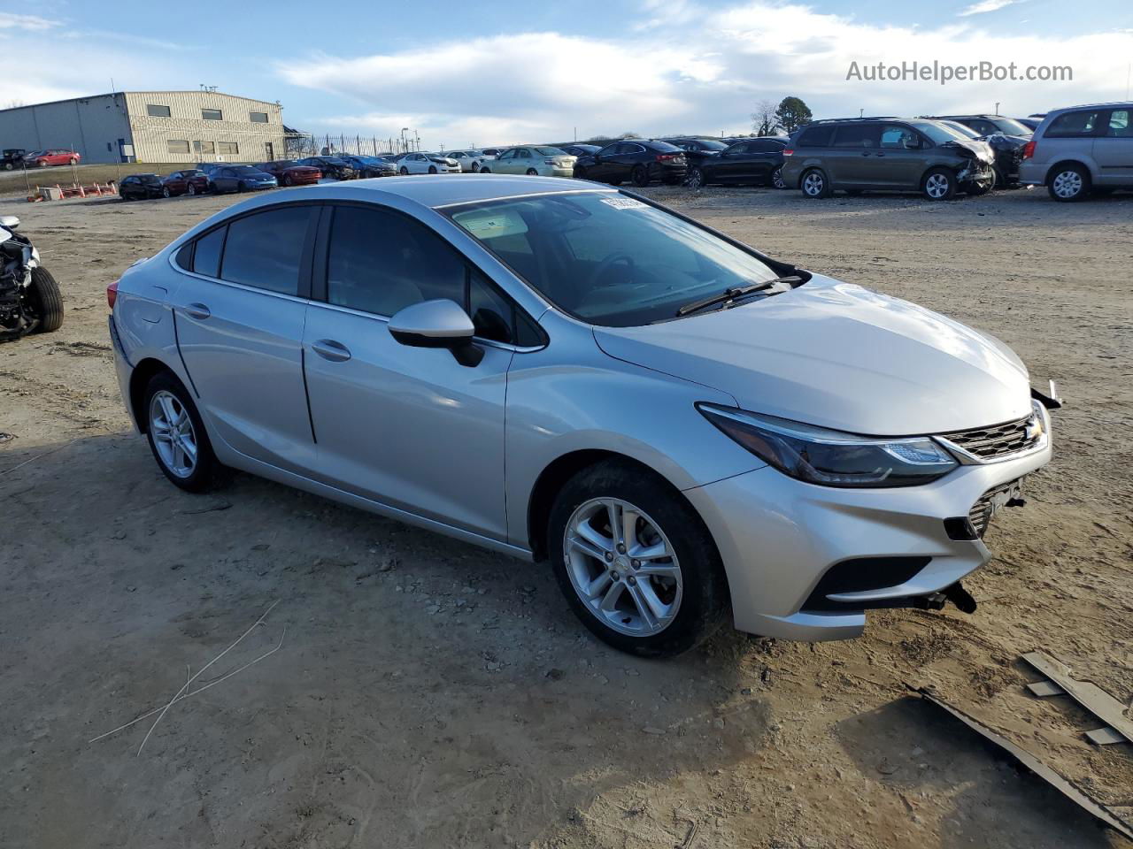 2018 Chevrolet Cruze Lt Silver vin: 1G1BE5SM6J7238749